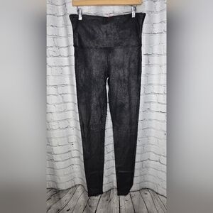 Spanx Women's Plus‎ Size Black/Brown High-Waisted Leggings Size 1X